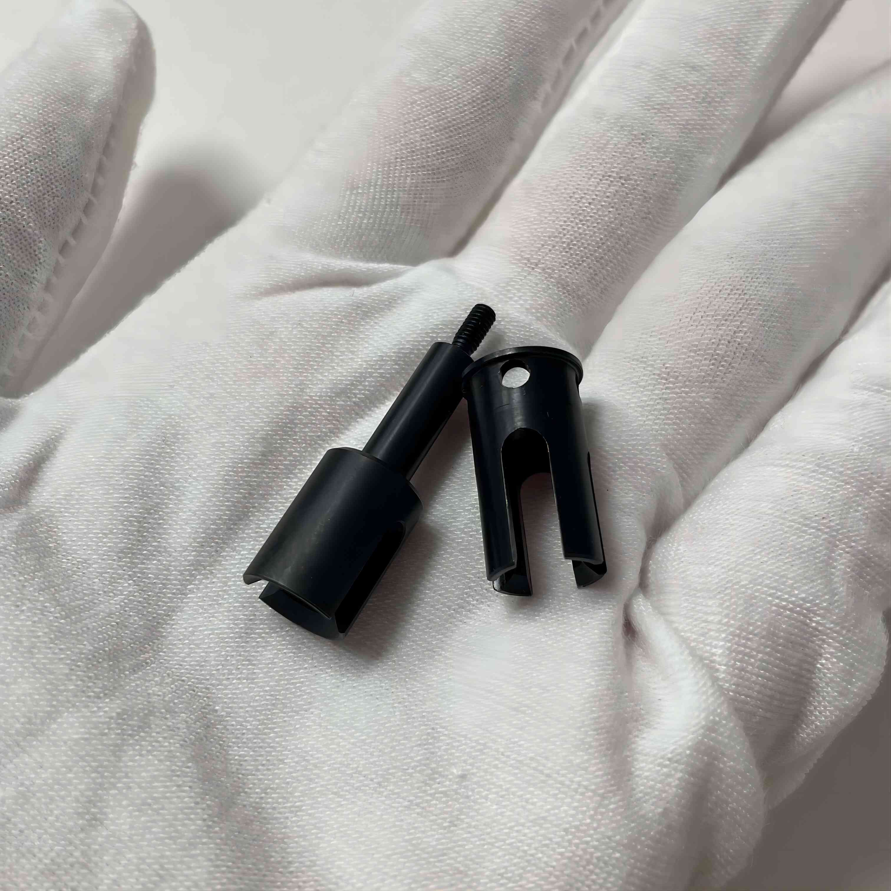 Black oxided steel parts